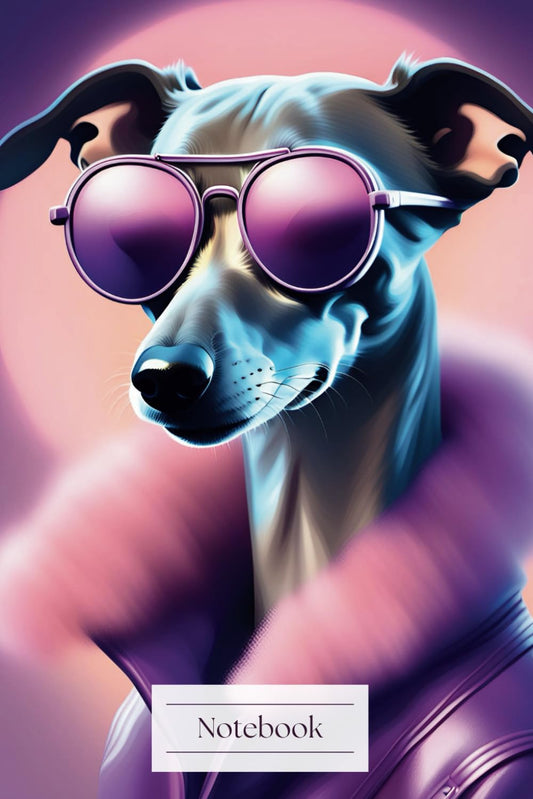 Stylish Italian Greyhound Notebook