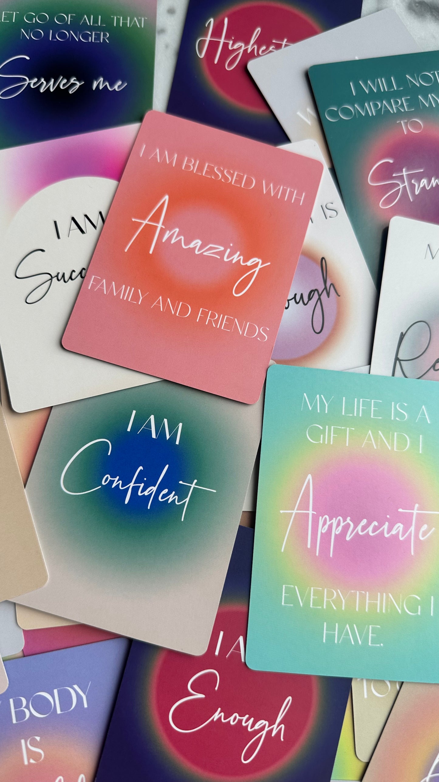 Notes to Self: Positive Affirmation Cards [20 Card Deck]